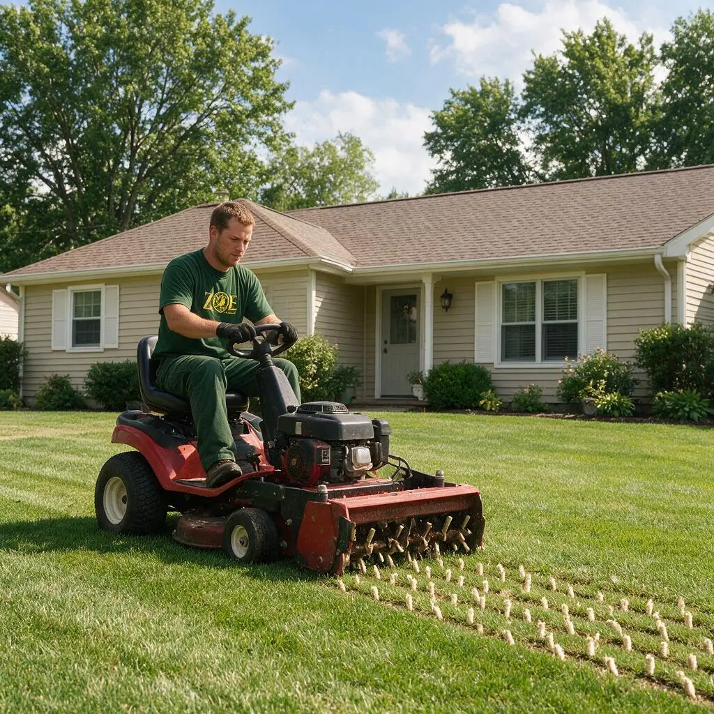 Thick healthy lawn